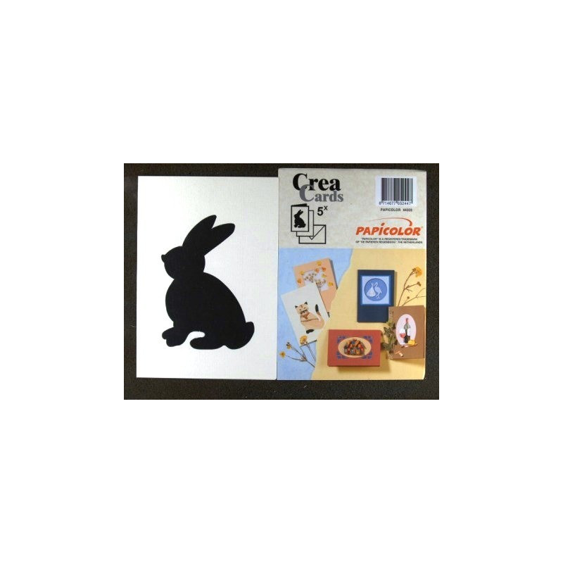 Cartes Lapin Ecru