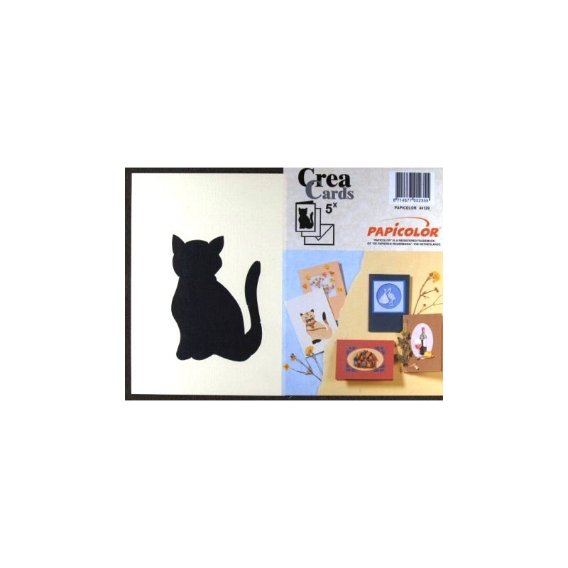 Cartes Chat Jaune