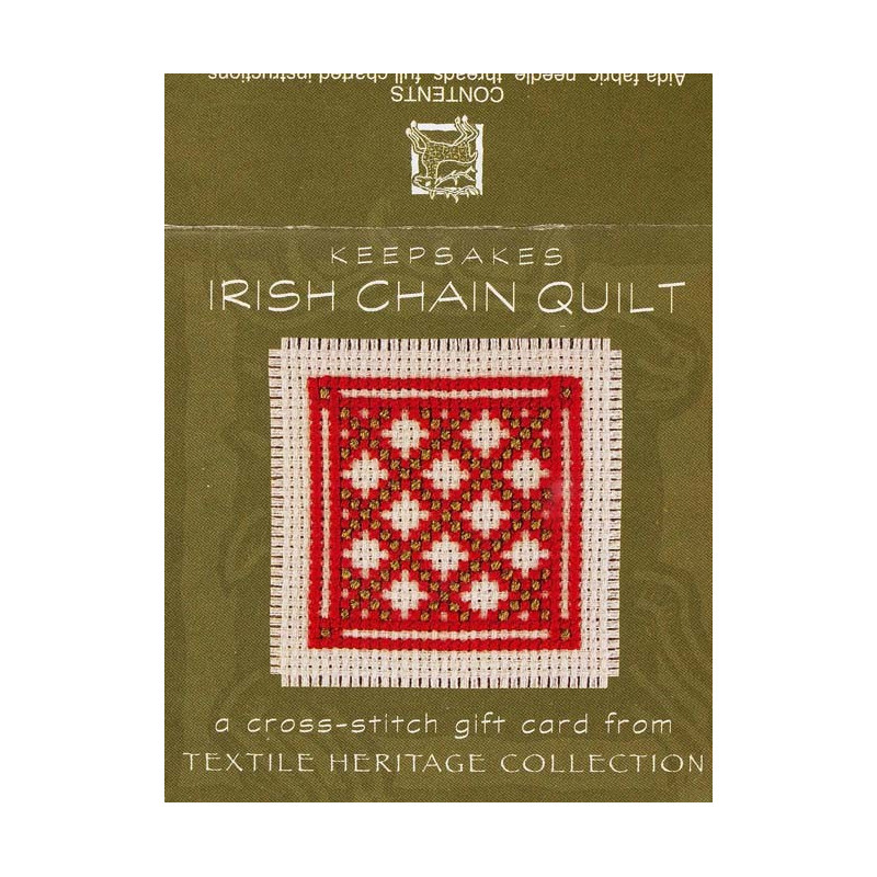 Keepsakes Irish chain quilt