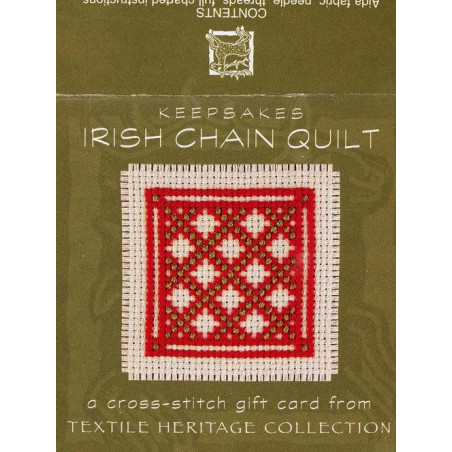 Keepsakes Irish chain quilt