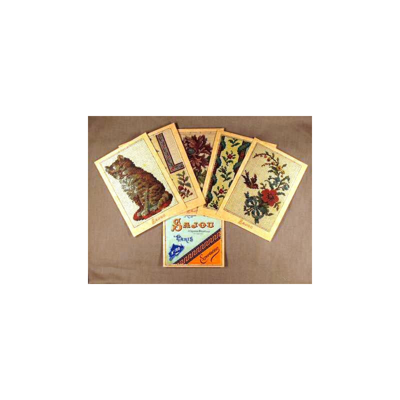 Cartes postales Tapisserie petit point