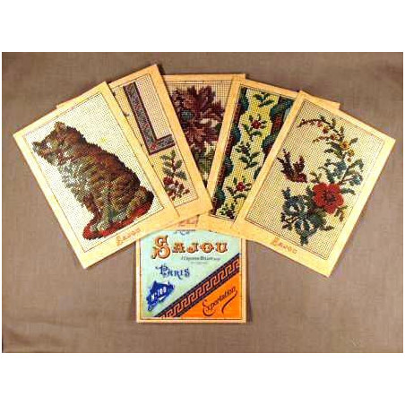 Cartes postales Tapisserie petit point